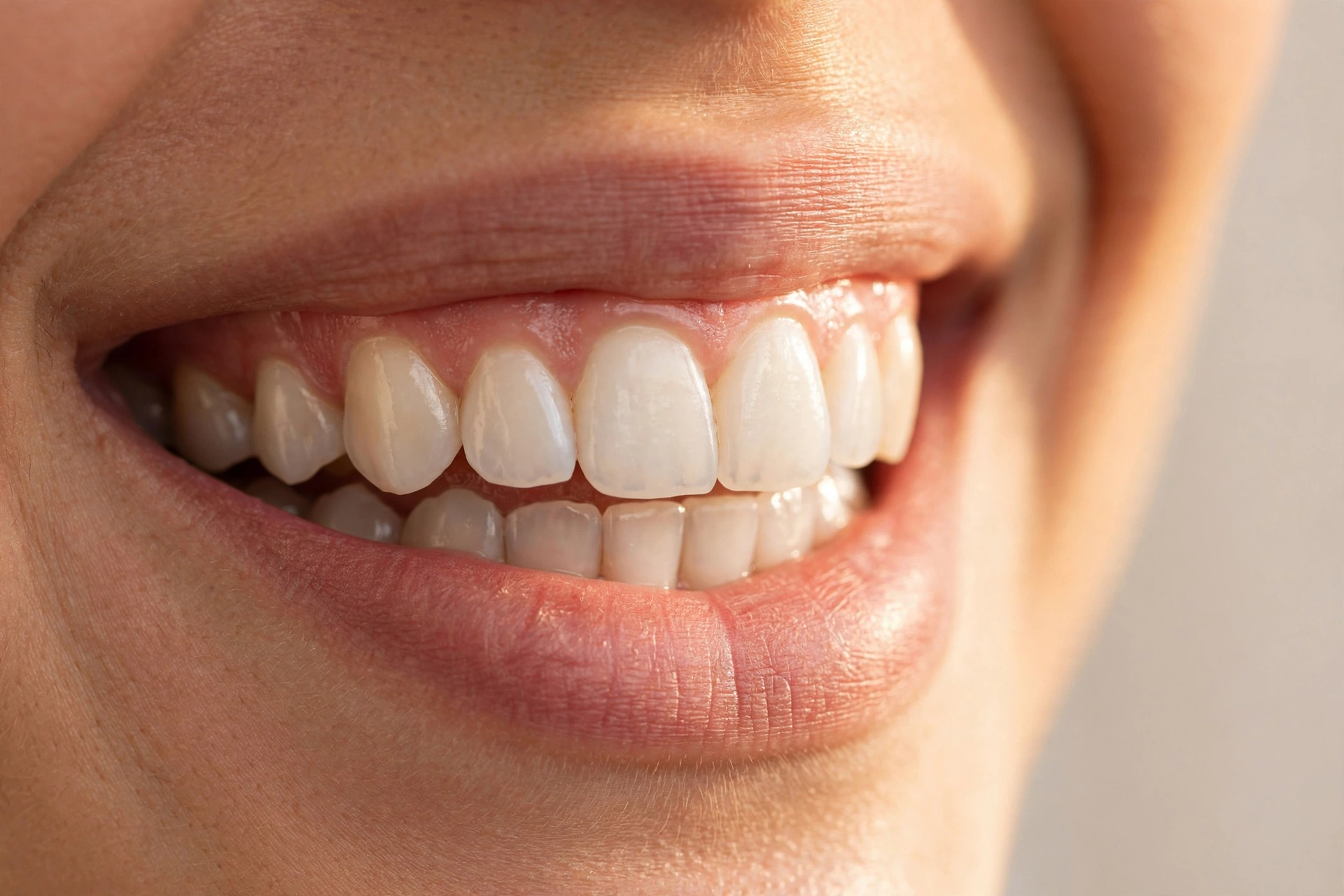 Concept image of a bright healthy smile