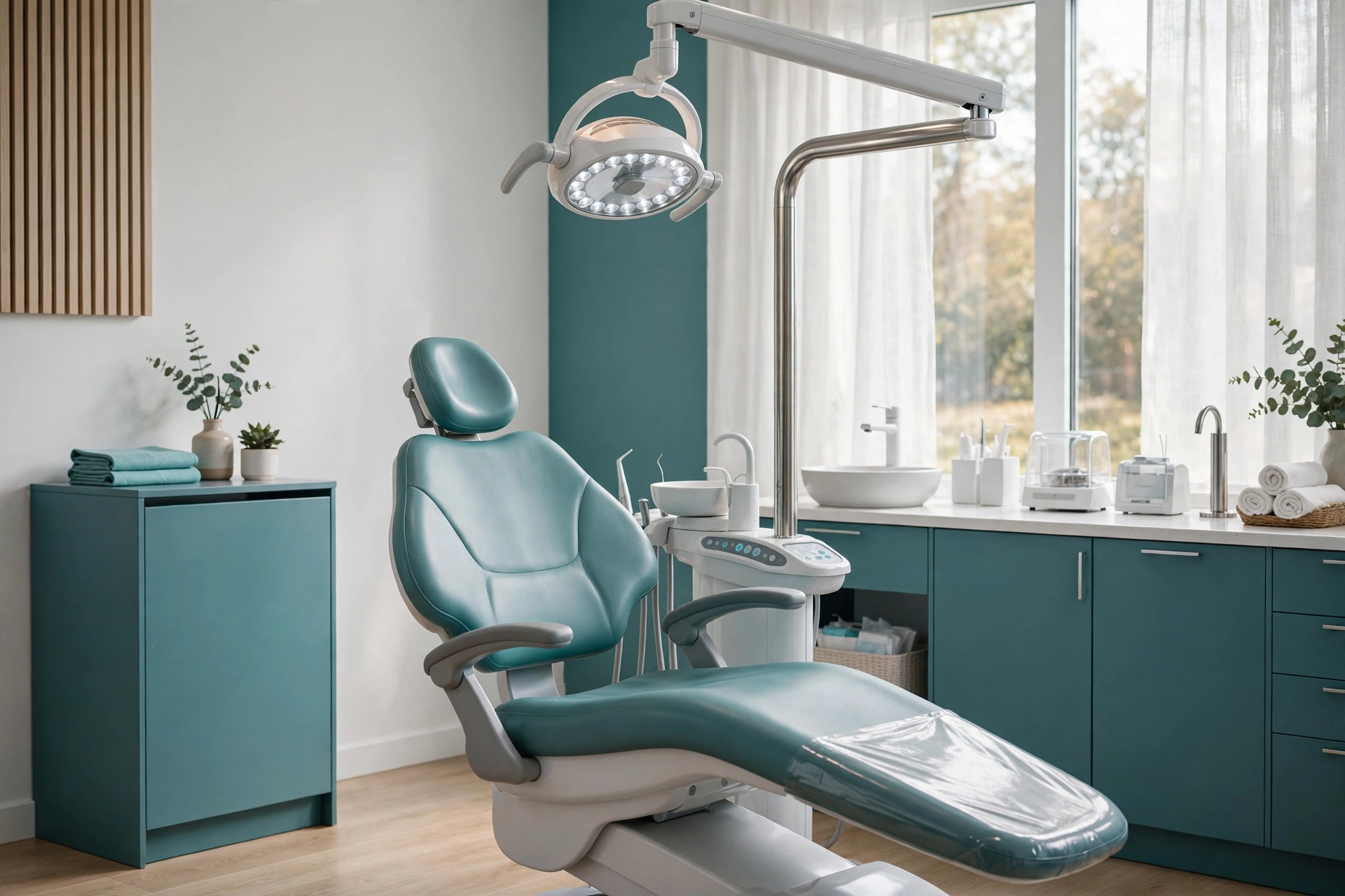Concept image of a modern dental treatment room