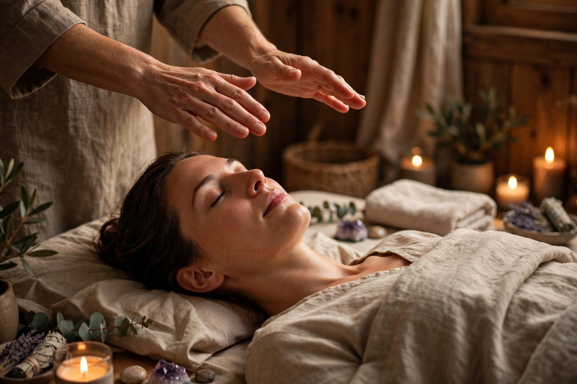 Reiki energy healing session at Earthly Rituals